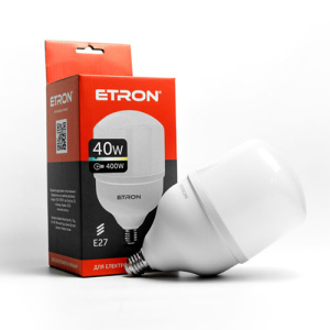 LED лампа ETRON 1-EHP-304 T120 40W 6500K E27 краща модель в Черкасах