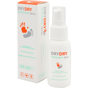 Дезодорант для інтимного догляду Dry Dry Intimate Spray 50 мл (7350061291156) ТОП в Черкасах