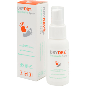 Дезодорант для интимного ухода Dry Dry Intimate Spray 50 мл (7350061291156) ТОП в Черкассах