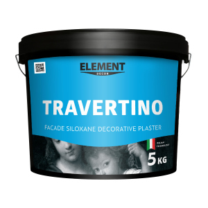 Фасадная декоративная штукатурка TRAVERTINO "ELEMENT DECOR" 5 кг ТОП в Черкассах