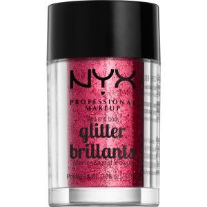 Глітер NYX Professional Makeup Face & Body Glitter 09 Red 2.5 г (800897846817) краща модель в Черкасах