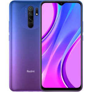 Мобильный телефон Xiaomi Redmi 9 4/64GB Neon Blue (Global ROM + OTA) ТОП в Черкассах