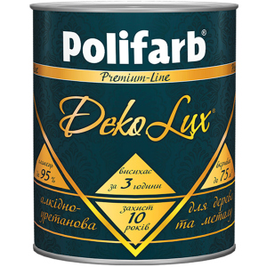 Эмаль Polifarb DekoLux 2.2 кг Красная (PB-111891)