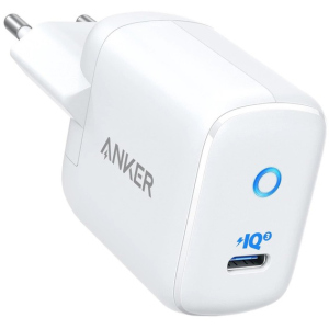 Зарядний пристрій Anker PowerPort III Mini 1 - 30W PowerIQ3.0 White (A2615L21) ТОП в Черкасах