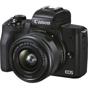 Фотокамера Canon EOS M50 Mark II + 15-45 IS STM Kit Black (4728C043) Офіційна гарантія!