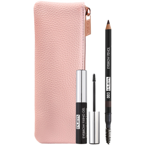 Набор для макияжа бровей Pupa Eyebrow Essential Kit №003 Dark Brown 10 г (8011607333738) в Черкассах