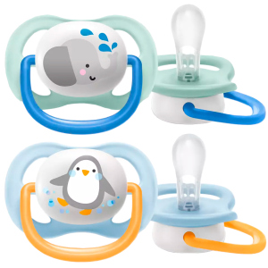 Пустушка ортодонтична Philips Avent Ultra Air Animal для хлопчиків 0-6 місяців (8710103949336) в Черкасах