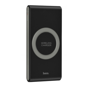 УМБ Hoco з бездротовою зарядкою Qi B32 Energetic Wireless Original 2USB/8000 mAh Black