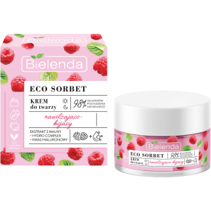 Крем для лица Bielenda Sorbet Raspberry Увлажняющий Успокаивающий 50 мл (5902169042738) ТОП в Черкассах