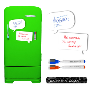 Магнітна дошка на холодильник маркерна Pasportu Чат (2000992395175) краща модель в Черкасах