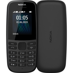 Мобильный телефон Nokia 105 TA-1203 Single Sim 2019 Black надежный