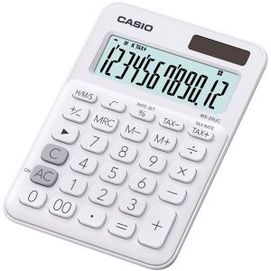 Калькулятор Casio 12 розрядний 105х149.5х22.8 (MS-20UC-WE-S-ES) ТОП в Черкасах