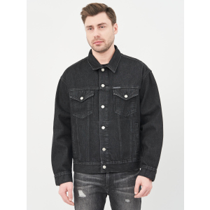 Джинсова куртка Calvin Klein Dad Jeans Jacket J30J318076-1BY XL Denim Black (8719853756102) ТОП в Черкасах