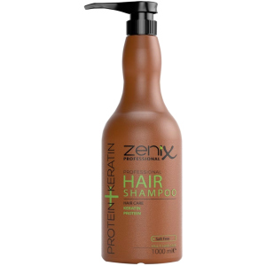 Шампунь, що очищає Zenix Protein+Keratin 1 л (8680075541480) ТОП в Черкасах