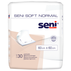 Одноразові пелюшки Seni Soft Normal 60х60 см 30 шт (5900516692568) ТОП в Черкасах