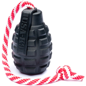 Іграшка для собак SodaPup Magnum Grenade Reward Toy - Medium - Black (810216024086) краща модель в Черкасах