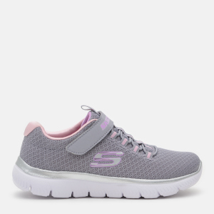 Кроссовки детские Skechers 302069L GYPK 31 Серые (194428386515)_3592991