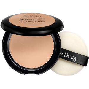 Пудра для обличчя Isadora Velvet Touch Sheer Cover Compact Powder 46 warm beige 10 г (7317852149461) ТОП в Черкасах