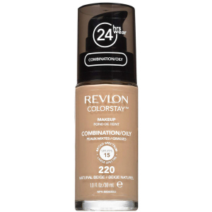 Тональний крем Revlon ColorStay комбінована та жирна шкіра з дозатором 220 Natural Beige 30 мл (309974700054) в Черкасах