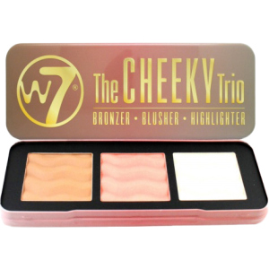 Хайлайтер для лица W7 The Cheeky Trio bronzer,blusher,highlighter 21 г (5060406141122) лучшая модель в Черкассах