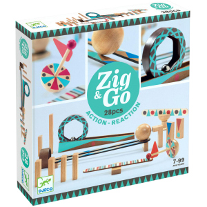 Настольная игра-конструктор Djeco Zig&Go 28 деталей (3070900056404) ТОП в Черкассах