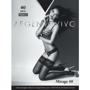 хороша модель Панчохи Argentovivo Mirage 40 Den 1/2 р Platino (8051403069066)