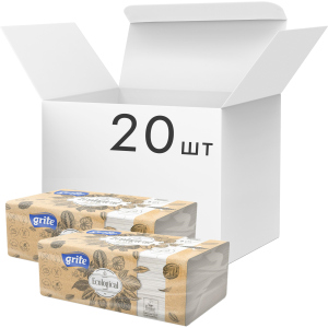 Упаковка бумажных полотенец Grite Ecological FT двухслойных 20 пачек по 150 листов (4770023350210) в Черкассах