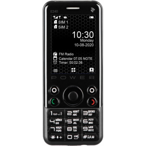 купити 2E E240 Power Dual Sim Black