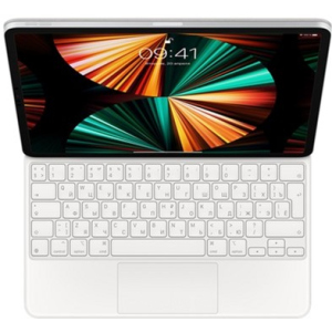 Обкладинка-клавіатура Apple Magic Keyboard для iPad Pro 12.9 2021 White (MJQL3RS/A) краща модель в Черкасах