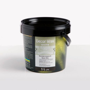 Білий віск для декоративної штукатурки Ельф Decor Wax White 1л краща модель в Черкасах