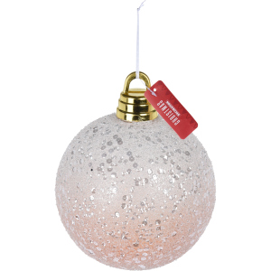 Ялинкова куля Christmas Decoration 20 см (CAA724990_glitter) краща модель в Черкасах