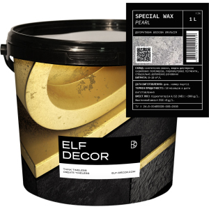 хорошая модель Декоративный воск Elf Decor Special Wax 1 л Pearl (mba1d123w)