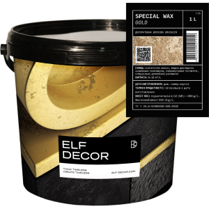 Декоративный воск Elf DecorSpecial Wax 1 л Gold (mba1d124w) лучшая модель в Черкассах