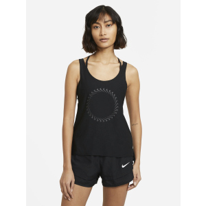 Майка Nike W Nk Icon Clash Miler Tank CZ9604-010 L Черная (194957227600) в Черкассах