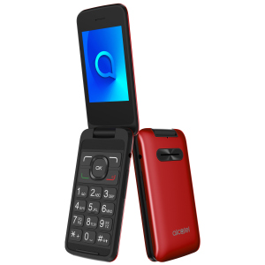 Мобильный телефон Alcatel 3025 Single SIM Metallic Red (3025X-2DALUA1) лучшая модель в Черкассах