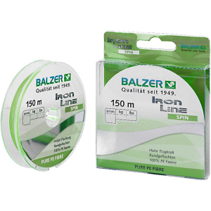 Шнур Balzer Iron Line 4x Chartreuse 150 м 0.13 мм 8.5 кг Салатовий (12632 013)