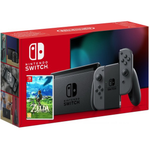 Nintendo Switch Gray (Upgraded version) + Гра The Legend of Zelda: Breath of the Wild (російська версія) надійний