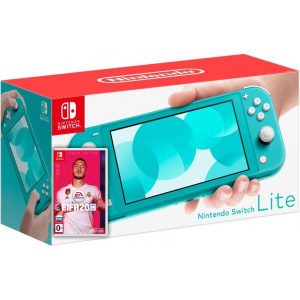 Nintendo Switch Lite Turquoise + Гра FIFA 20 Legacy Edition (російська версія) надійний