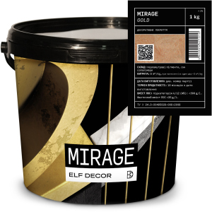 Декоративна штукатурка Elf Decor Mirage 0.5 - 1 мм 1 кг Gold (mba1mgold) в Черкасах