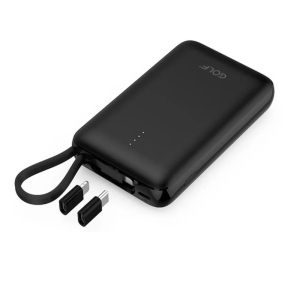 Портативная Универсальная батарея Power Bank GOLF G74 10000mAh Черный рейтинг