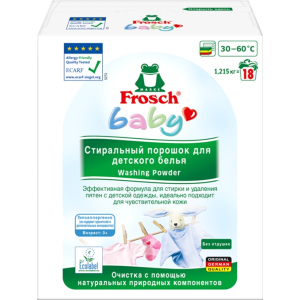 Стиральный порошок для детского белья Frosch 1215 г (4009175958181) лучшая модель в Черкассах