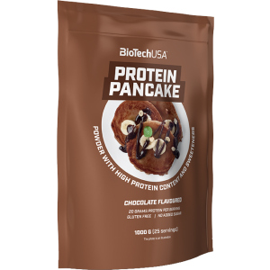 Замінник живлення BioTech Protein Pancake 1000 г Шоколад (5999076236206) краща модель в Черкасах