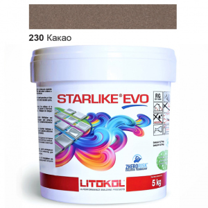 купить Эпоксидная затирка Litokol Starlike EVO 230 Какао (коричневая) 5кг