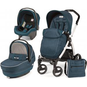 Універсальна коляска 3в1 Peg-Perego XL Book Plus 51 Синя (PACK02-00000000005)