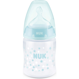 Пляшечка для годування NUK First Choice Plus з силіконовою соскою 150 мл М'ятна (4008600400493) в Черкасах