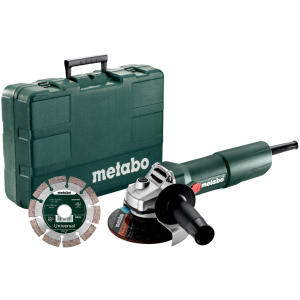 Угловая шлифмашина Metabo W 750-125 SET КШМ 750 Вт, 125 мм + диск (603605510) в Черкассах