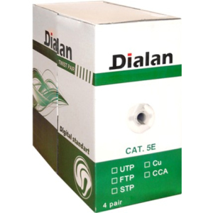 Кабель Dialan КПВЕ 4х2х0.50 мм² (FTP-cat.5E) 305 м (10554) в Черкасах