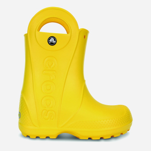 Резиновые сапоги Crocs Handle Rain Boot Kids 12803-730-J3 34 Yellow (0887350027877) лучшая модель в Черкассах