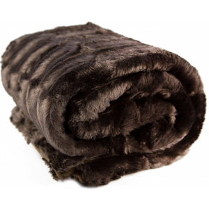 Плед LIFETIME Furry blanket Коричневий 120x150 см (871125227910-1 brown) краща модель в Черкасах