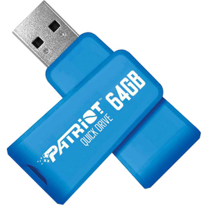 Patriot Color Quickdrives 64GB USB 3.1 Blue (PSF64GQDBL3USB) в Черкассах